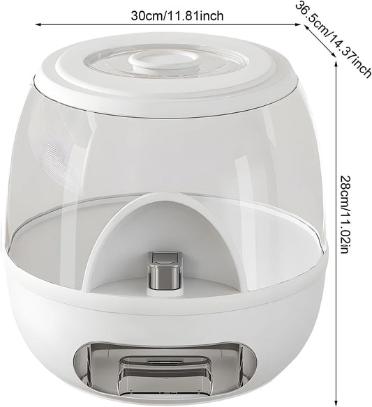 Large Capacity Rice Dispenser Container(White)