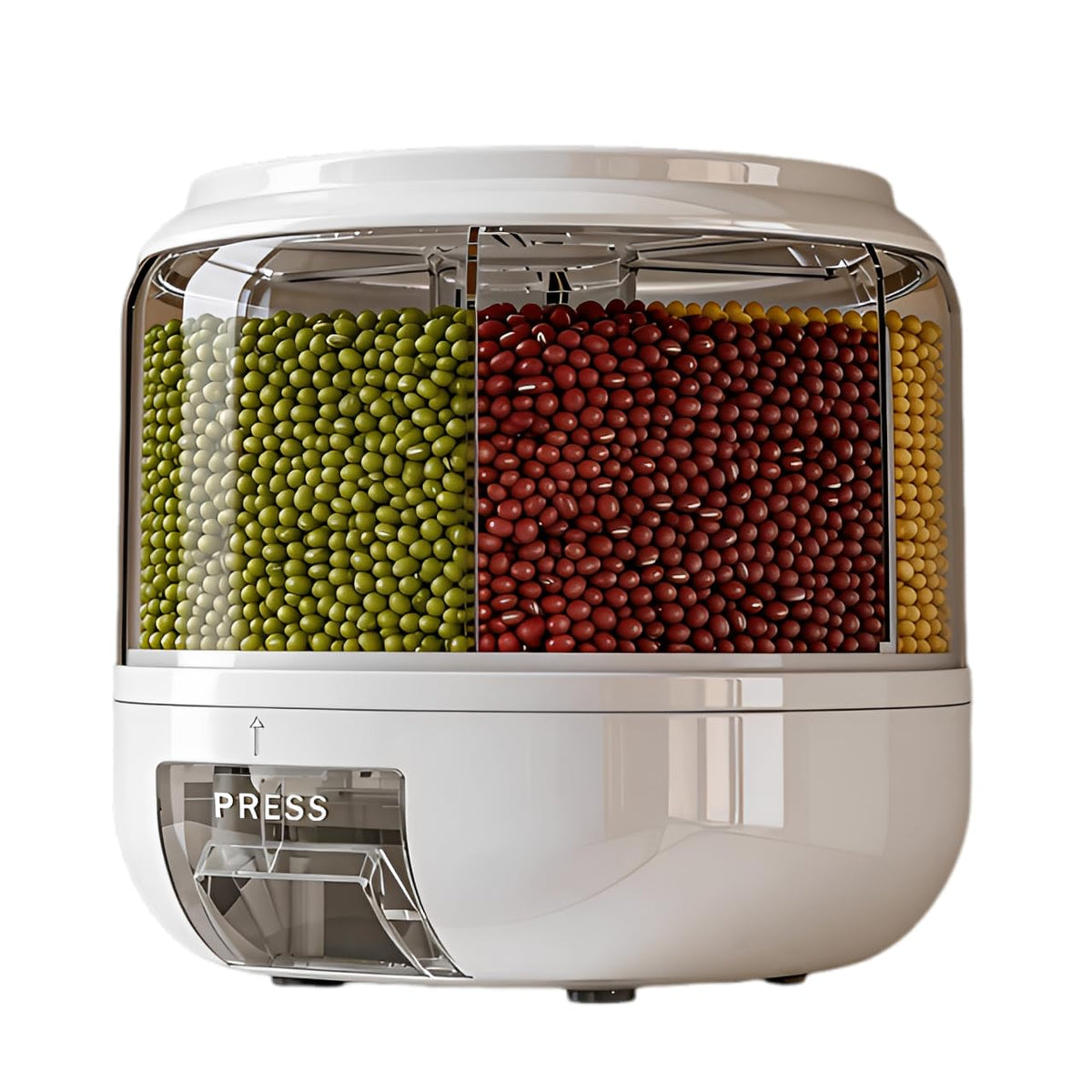 Gagee 22 Lbs Rice Dispenser, Clear