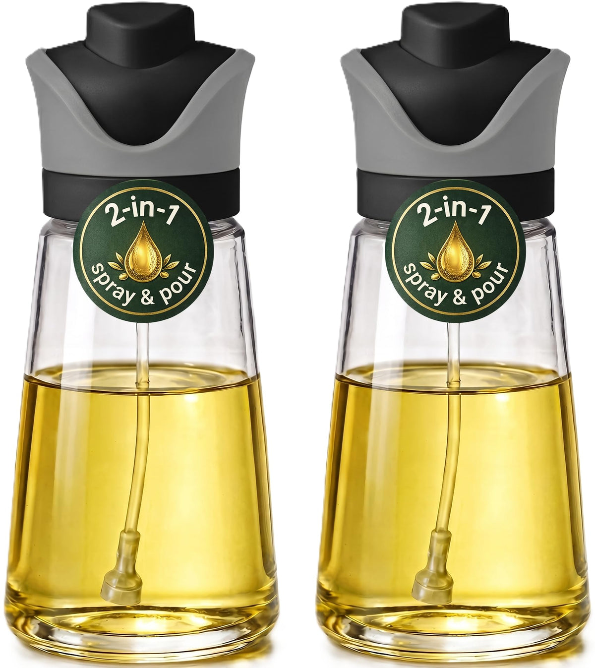 Olive Oil Dispenser Bottle For Kitchen 6 and 17 Oz