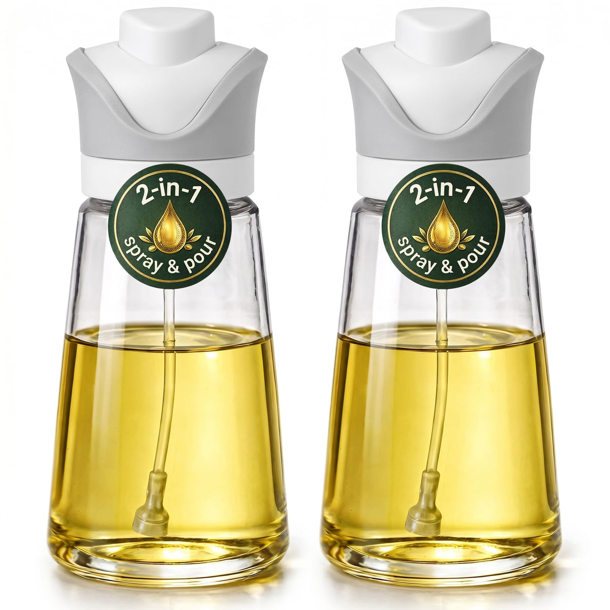 Olive Oil Dispenser Bottle For Kitchen 6 and 17 Oz