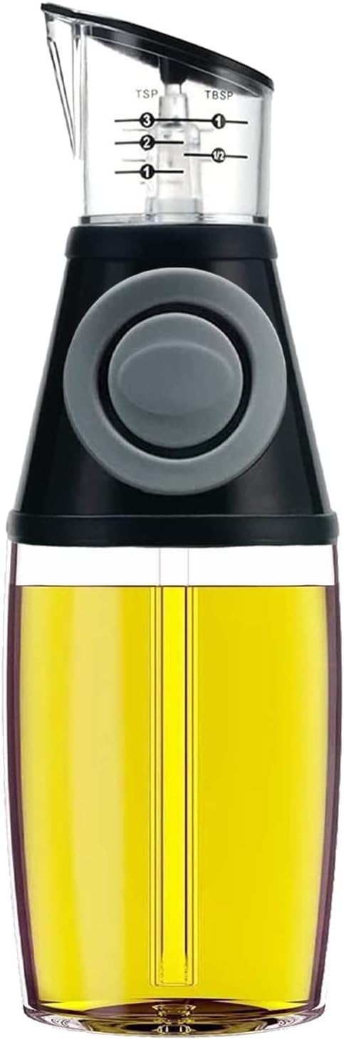 Oil Dispenser Bottle with Measuring Scale, 8.5oz