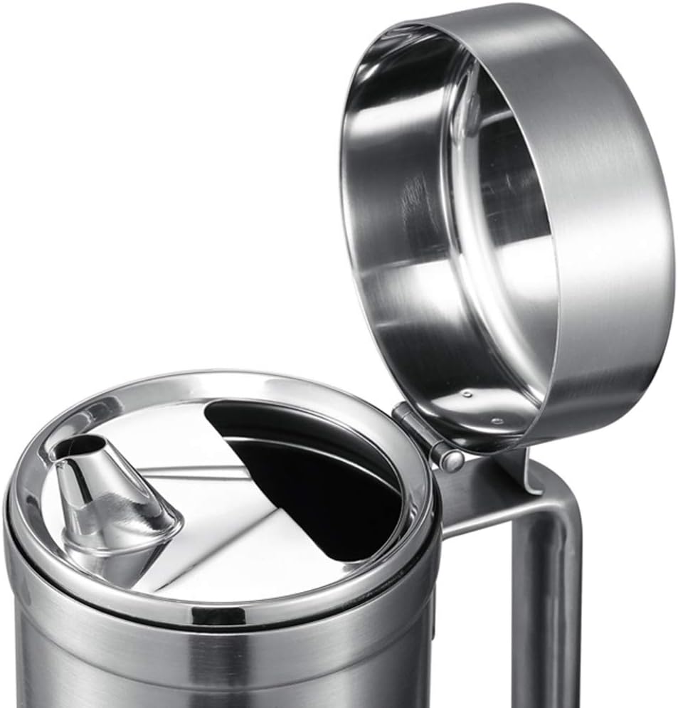 Stainless Steel Olive Oil Dispenser,18.6oz/550ml Olive Oil Dispenser Bottle
