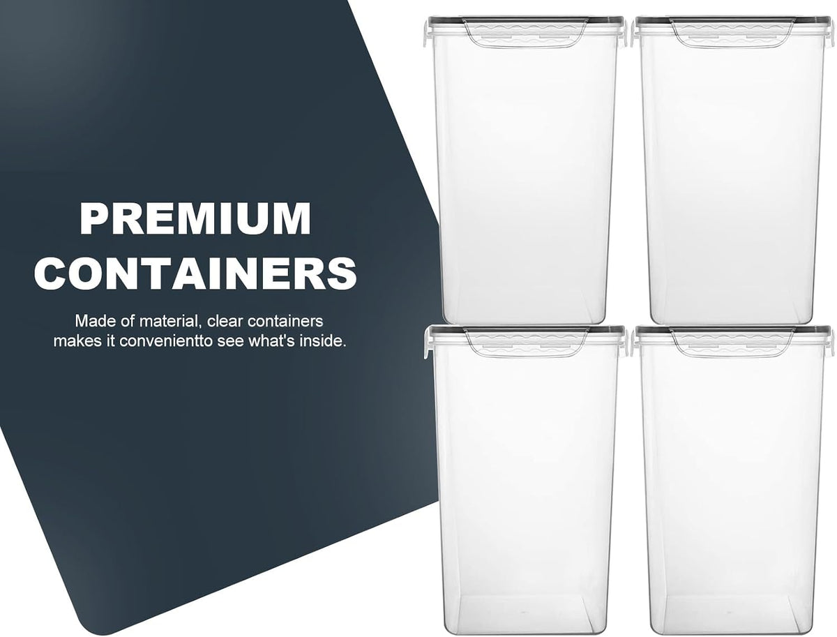 M MCIRCO Extra Large 4 Pack, 6.5L/7qt/220oz Tall Food Storage Containers