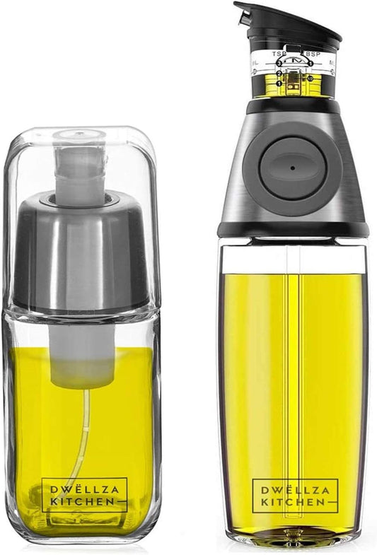 Olive Oil Dispenser Bottle For Kitchen 6 and 17 Oz