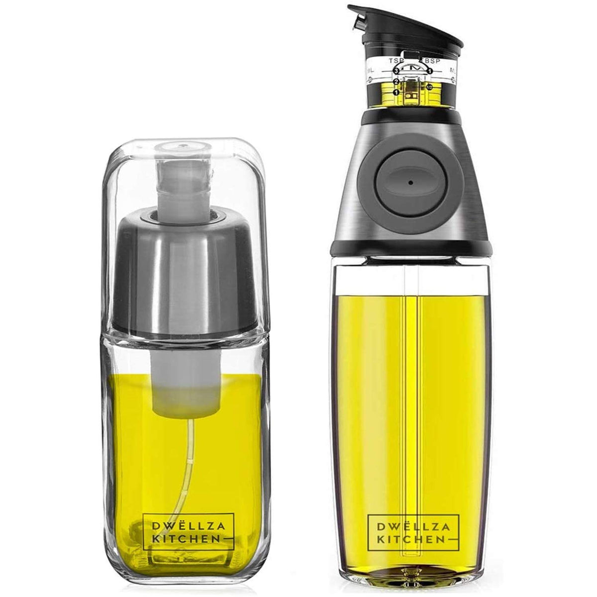 Olive Oil Dispenser Bottle For Kitchen 6 and 17 Oz