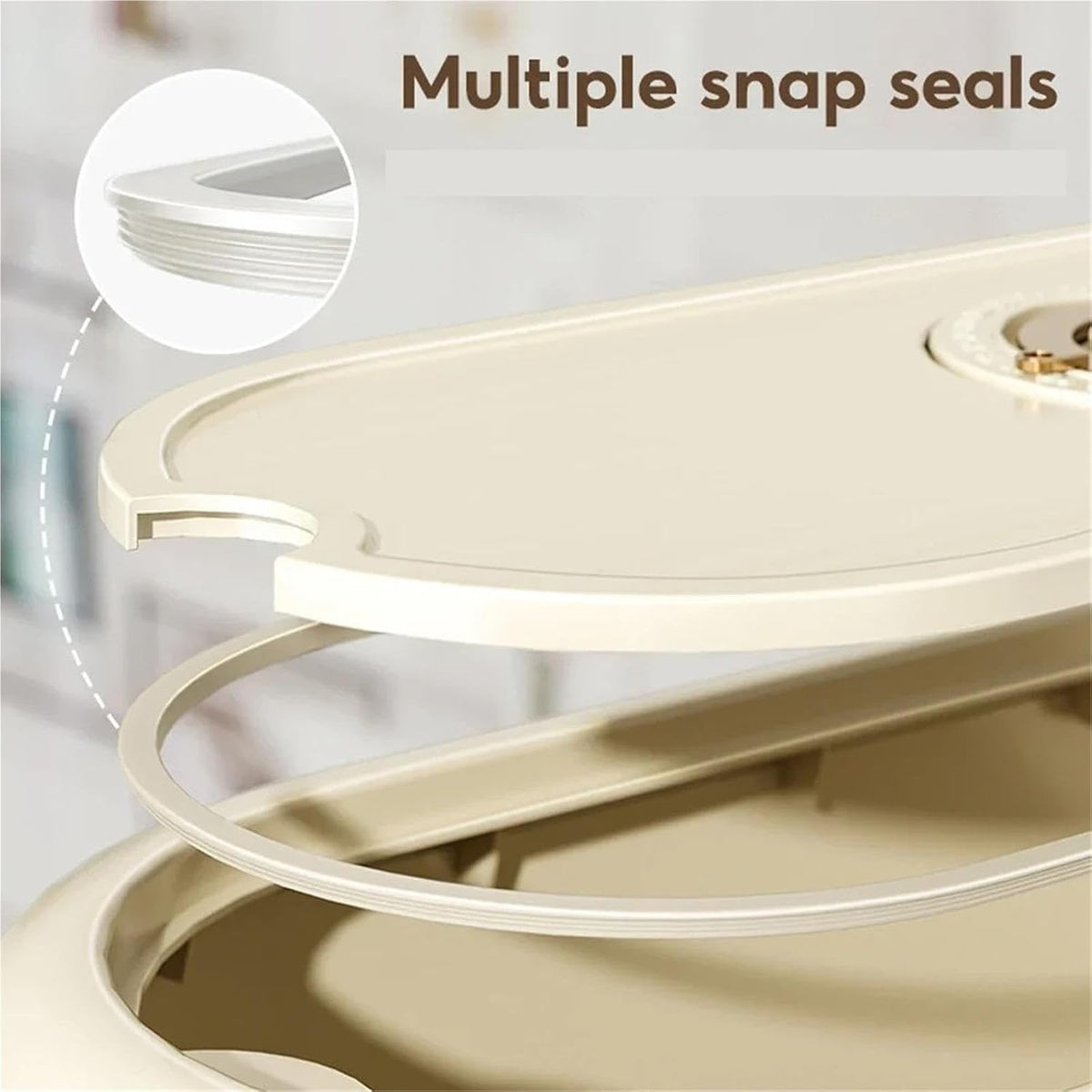 Fit for 5/10KG Rice Storage Container Dry Dispenser Cereal Bucket(10KG)
