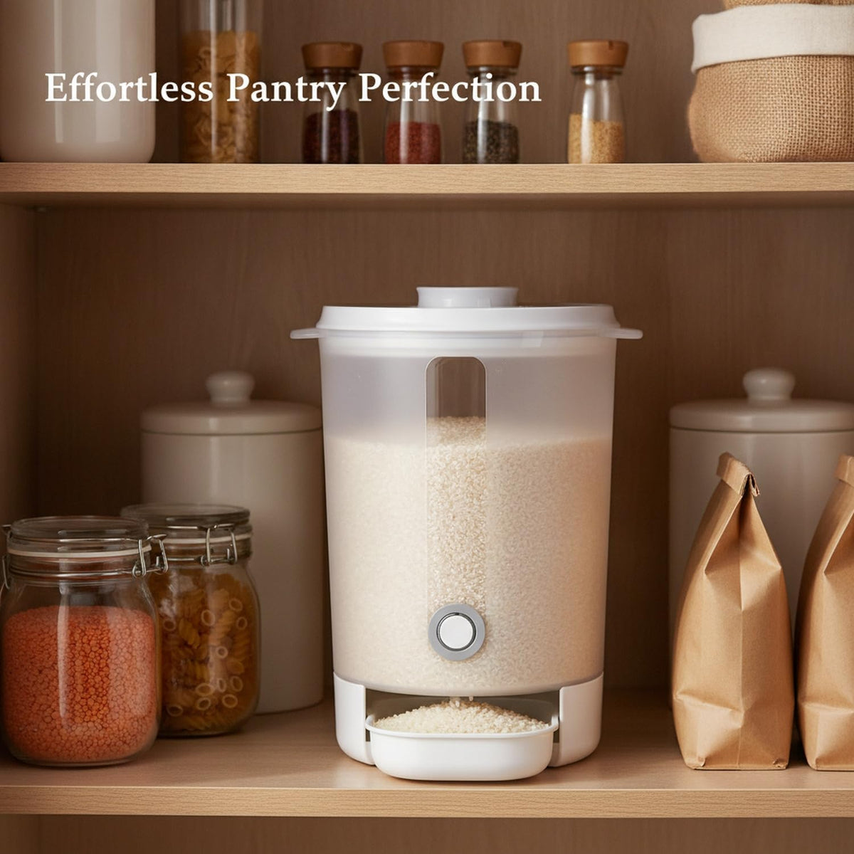 Rice Dispenser Container, 1 PC