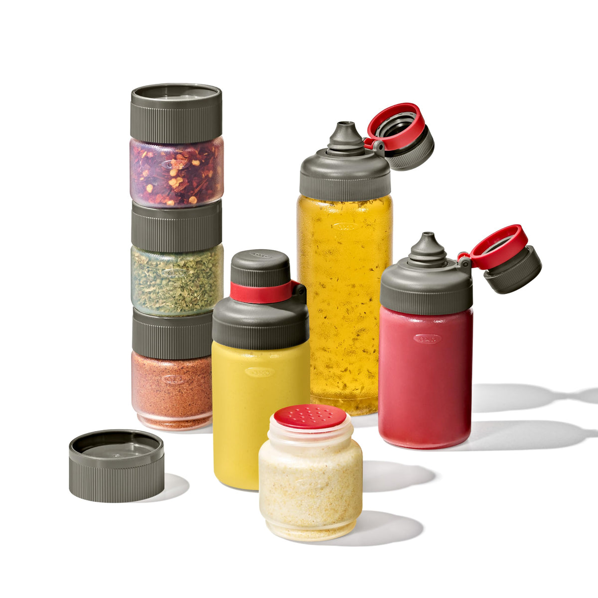 OXO Outdoor 4-Piece Spice Shaker Set