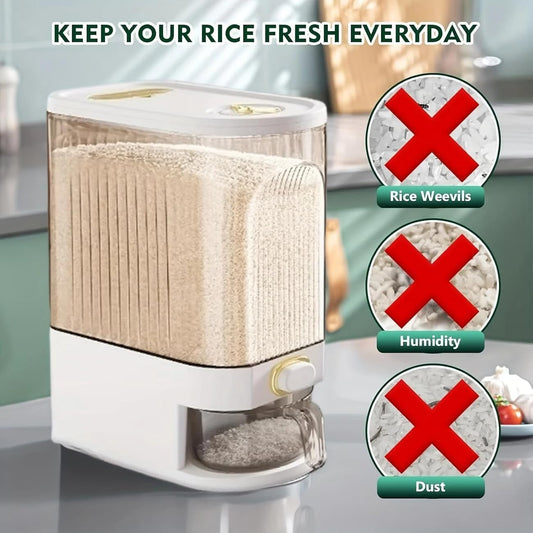 Rice Dispenser Large Cereal Dry Food Storage Container 10-22 lbs